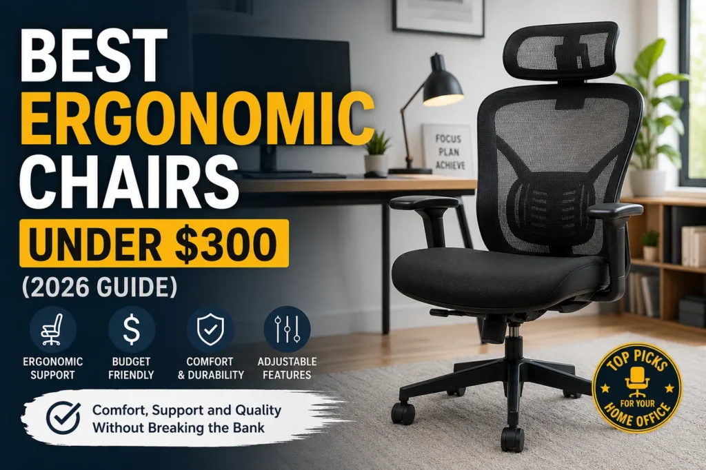 Best Ergonomic Chairs Under $300 in 2026